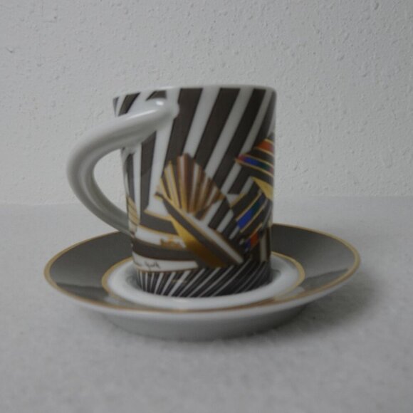Rosenthal Studio-Line Cupola Espresso Cup Saucer Espresso Sammeltasse 24 Signed - Picture 8 of 10